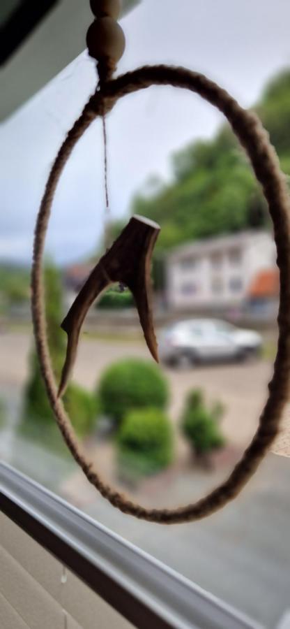 Ferienwohnung Schwarzer Hirsch Wieda Exteriör bild