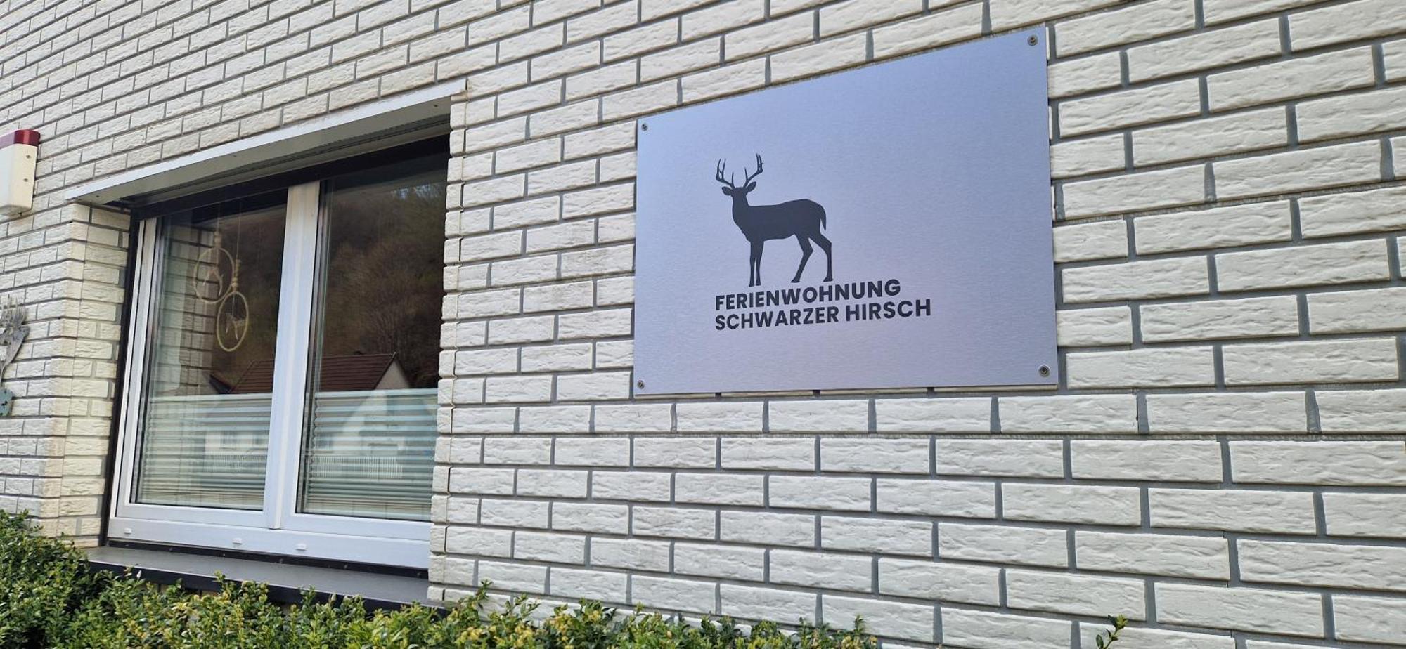 Ferienwohnung Schwarzer Hirsch Wieda Exteriör bild