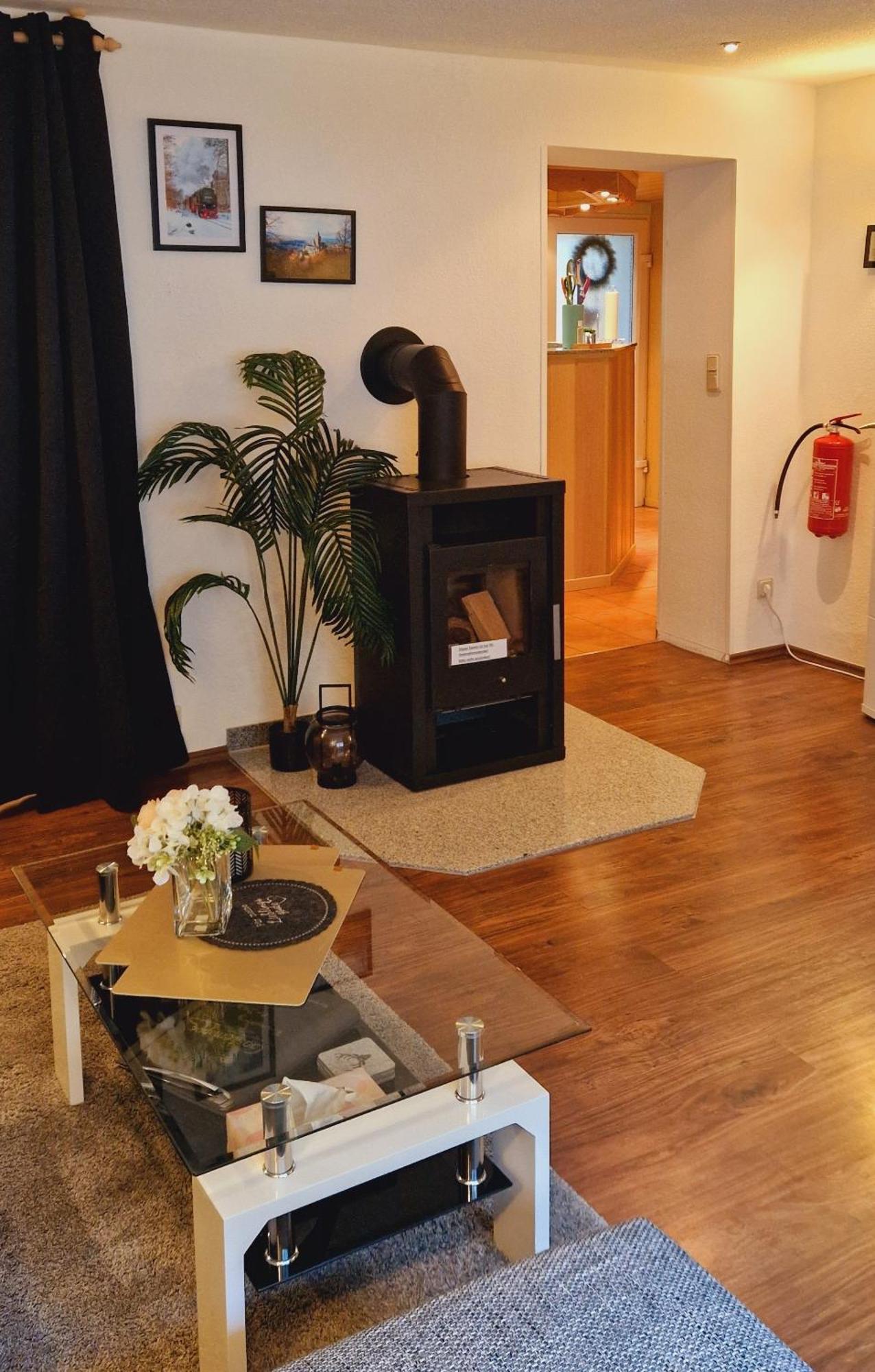 Ferienwohnung Schwarzer Hirsch Wieda Exteriör bild