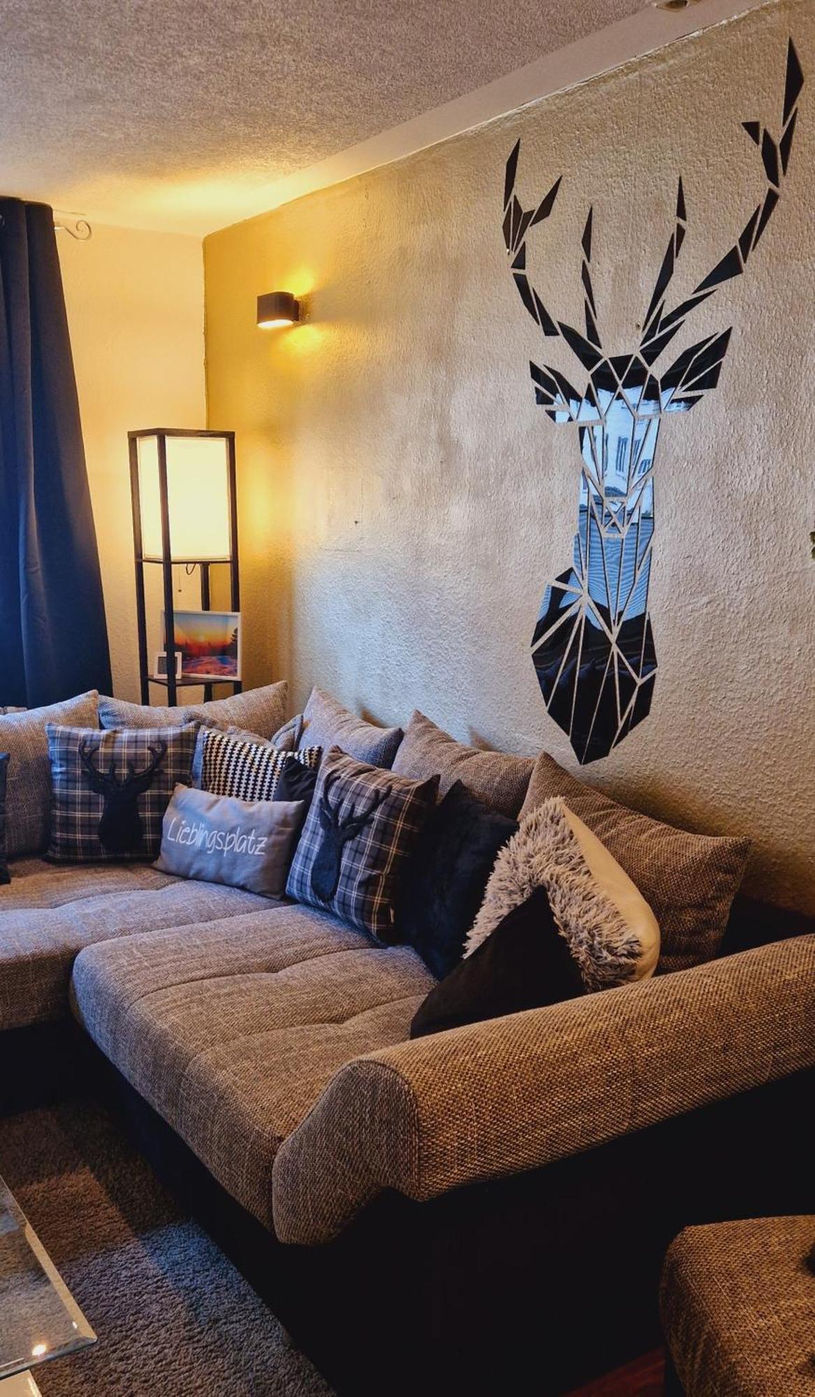 Ferienwohnung Schwarzer Hirsch Wieda Exteriör bild