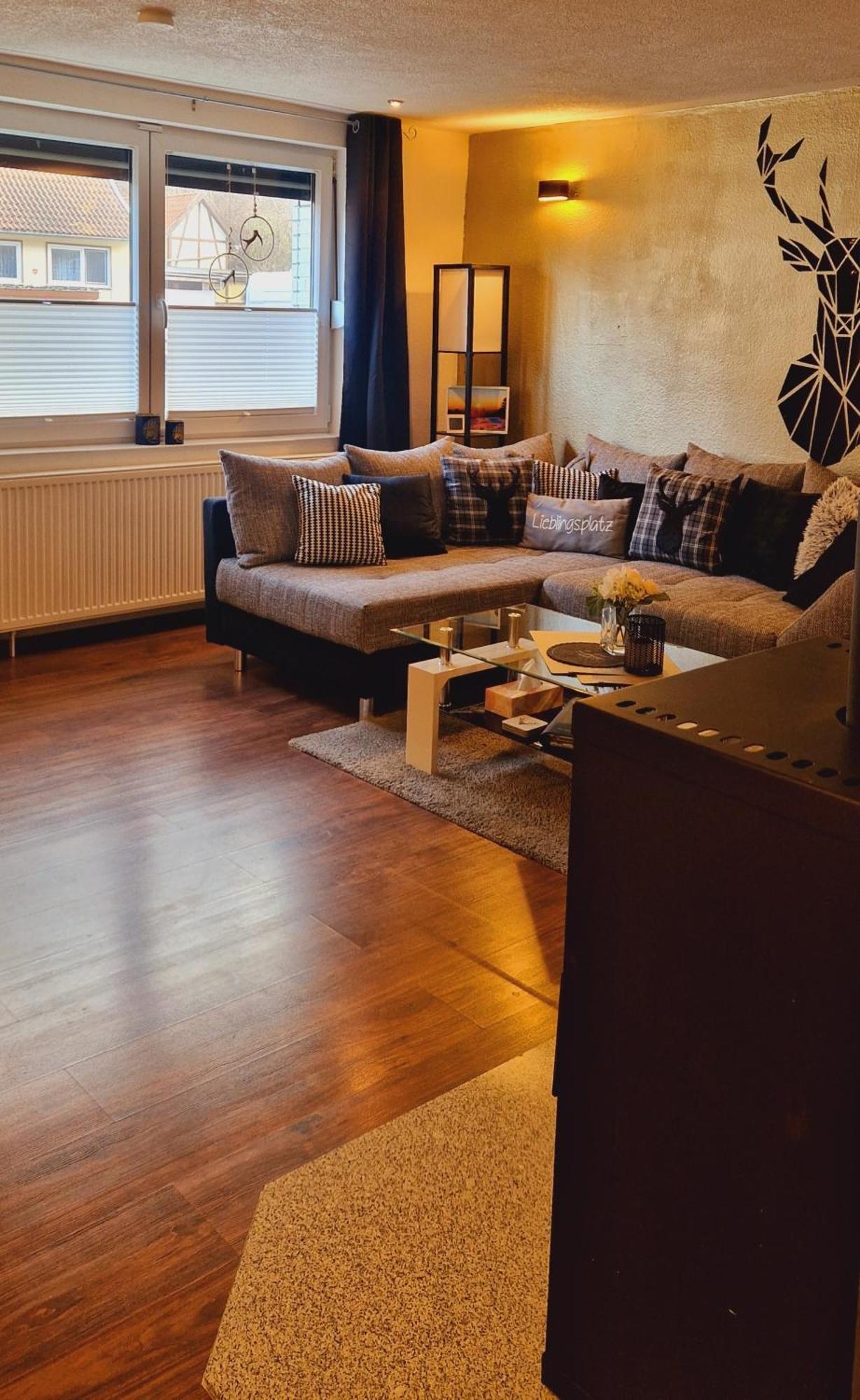 Ferienwohnung Schwarzer Hirsch Wieda Exteriör bild